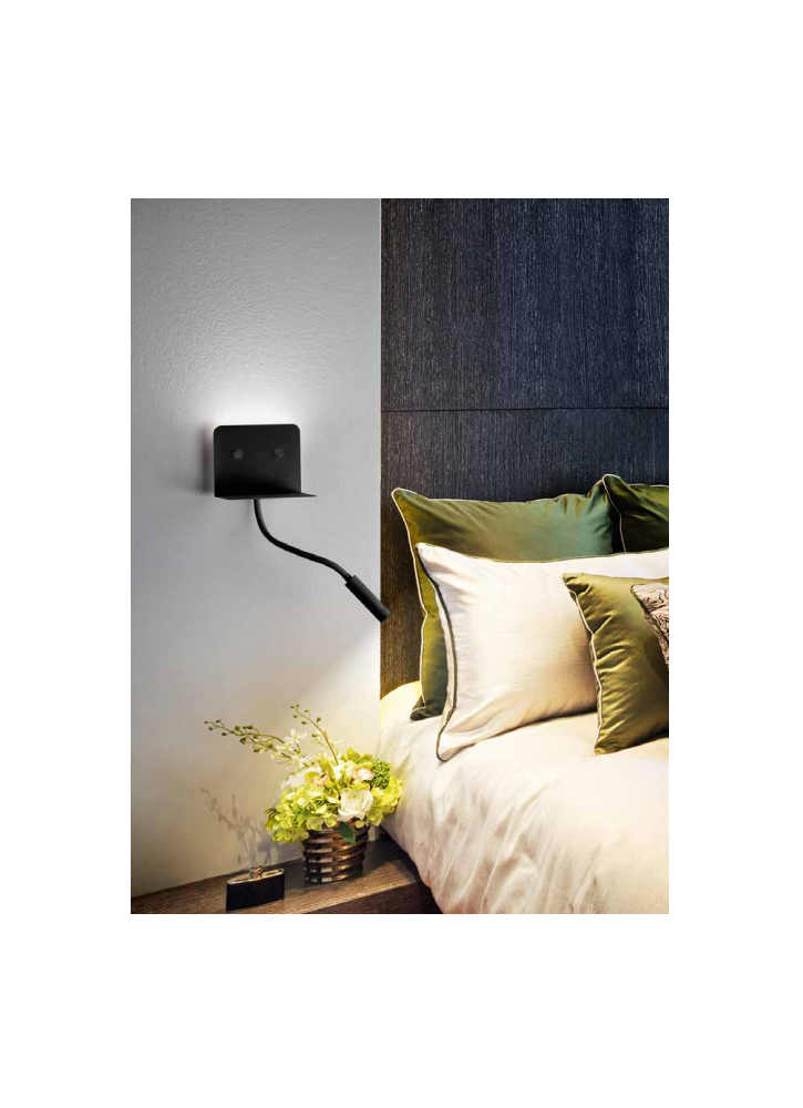 lampada a parete per comodino camera da letto